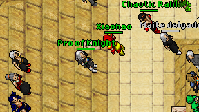Pro of Knight on screen