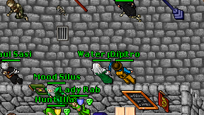 Water pald on screen