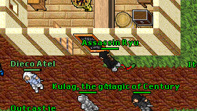 Assassin Ryu on screen