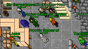 Mystic Samurai on screen