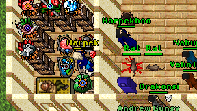 Harpek on screen