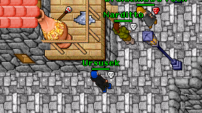 Ursusek on screen