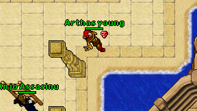 Arthas young on screen