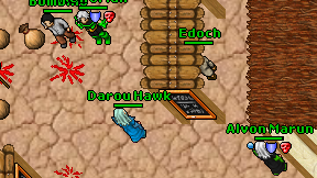 Darou Hawk on screen