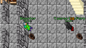 Booster on screen