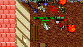 Liquid Flame on screen