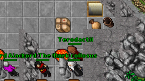 Dark collosus on screen