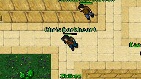 Chris Darkheart on screen