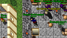 Swordsblader on screen