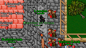 Faded Knight on screen