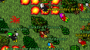 Elektra'Furious on screen