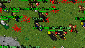Raxion on screen
