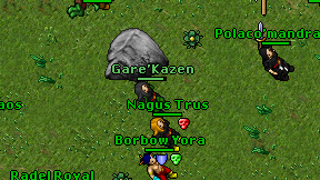 Gare'Kazen on screen