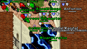 Arrows the master on screen