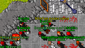 Evitir on screen