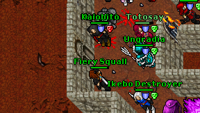 Fiery Squall on screen
