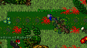 Freezy Archer on screen