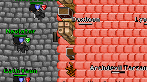 Daximon on screen
