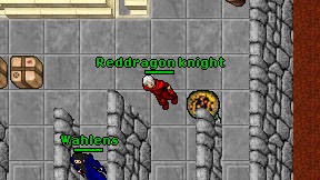 Reddragon knight on screen