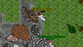 Evil Demun on screen