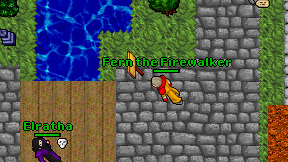 Fern the Firewalker on screen
