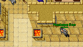Madame Exe on screen