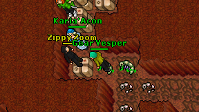 Gear Vesper on screen