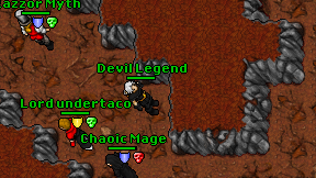 Devil Legend on screen