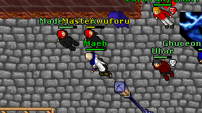 Maeh on screen