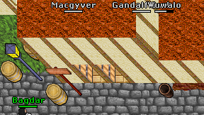 Gandalf dark on screen