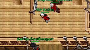 Sir Satin on screen