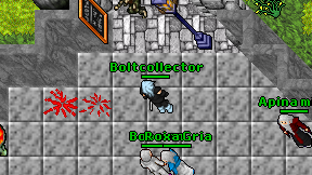 Boltcollector on screen