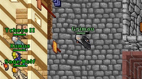 Grimau on screen
