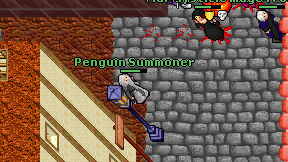 Penguin Summoner on screen