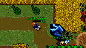 Luth Card on screen