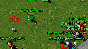 Balls Zanus on screen
