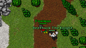 Foximus on screen