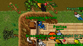 Lightning Arrow on screen