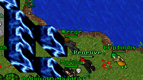 Weege on screen