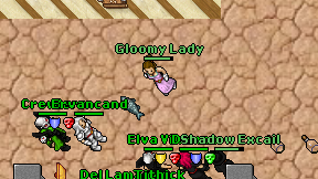 Gloomy Lady on screen