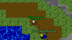 Chaos box on screen