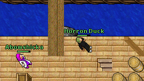 Horron Duck on screen