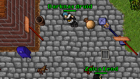 Darknas druid on screen