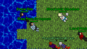 Dan Mon Dragoon on screen
