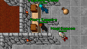 Fiery Vampire on screen