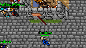 Guidon on screen