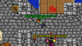 Aurgus Demonfot on screen