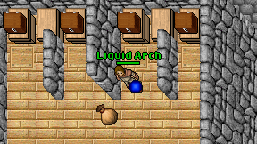 Liquid Arch on screen