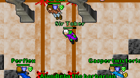 Sir Toker on screen