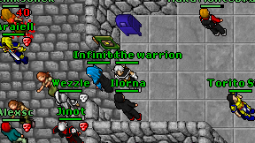 Infinit the warrion on screen